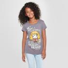 Girls' Harry Potter Hermione Granger Weekend Booked Short Sleeve T-shirt - Charcoal Heather