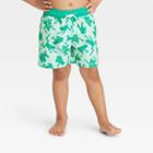 Baby Boys' Frogs Swim Shorts - Cat & Jack Green