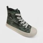 Boys' Shiloh Lace-up Zipper Sneakers - Cat & Jack Green