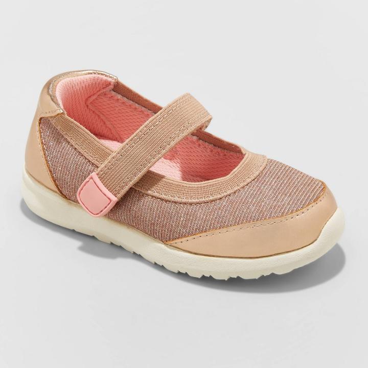 Toddler Girls' Eva Sneakers - Cat & Jack Gold