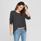 Women's Cozy Henley - Universal Thread Gray