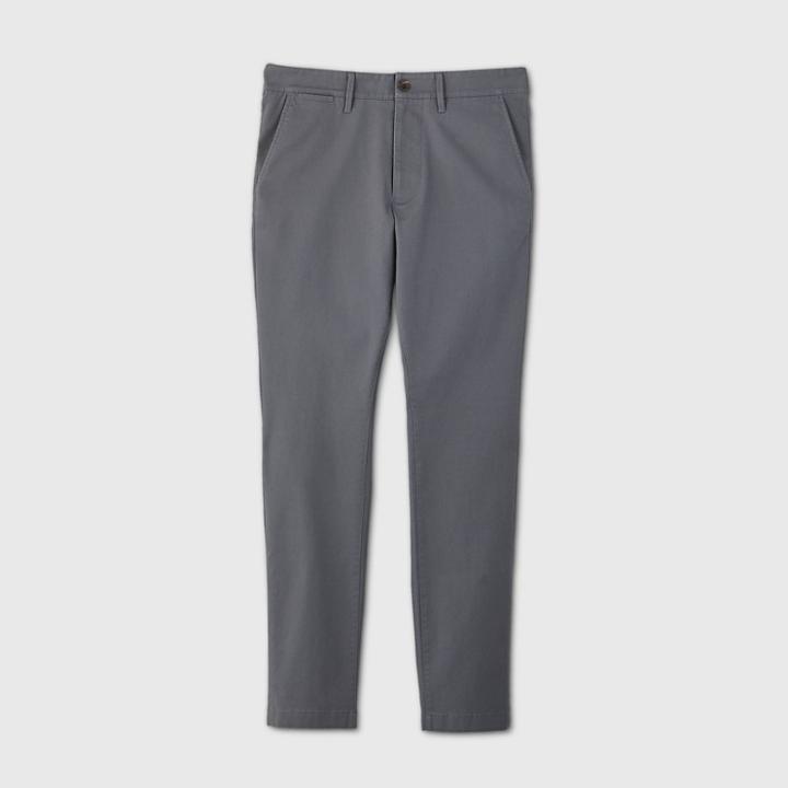 Men's Skinny Fit Chino Pants - Goodfellow & Co Thundering Gray