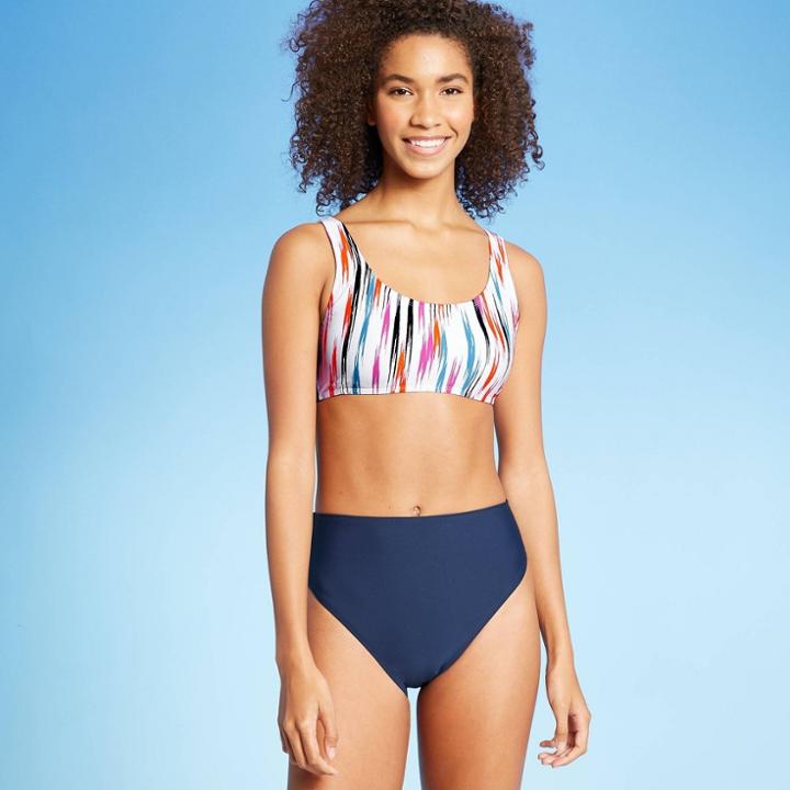 Women's Bikini Top - Sea Angel Multi Stripe