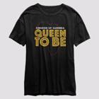 Women's Coming To America Queen To Be Short Sleeve Graphic T-shirt - Black