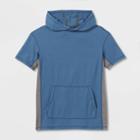 Boys' Short Sleeve Hooded T-shirt - All In Motion Blue