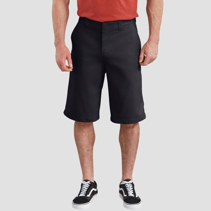 Dickies Men's Big & Tall 13 Trouser Shorts - Black