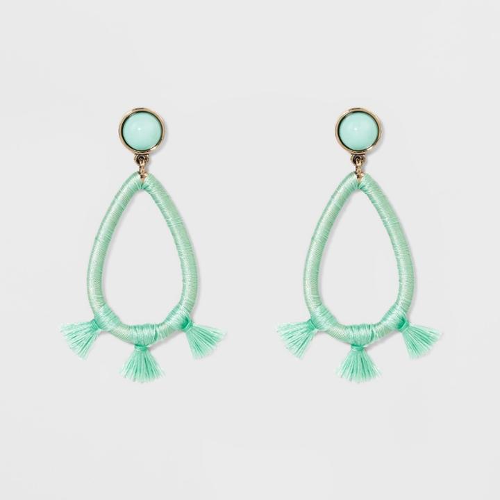 Sugarfix By Baublebar Tassel Hoop Earrings -