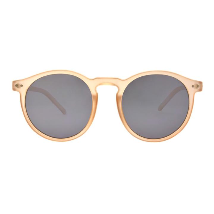 Women's Rubberized Smoke Sunglasses - A New Day Warm Beige