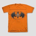 Dc Comics Boys' Batman Short Sleeve T-shirt - Orange