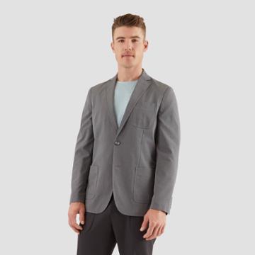 Haggar H26 Men's Slim Fit Sport Blazer - Gray