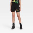 Women's A Tribe Called Quest Graphic Bike Shorts - Black