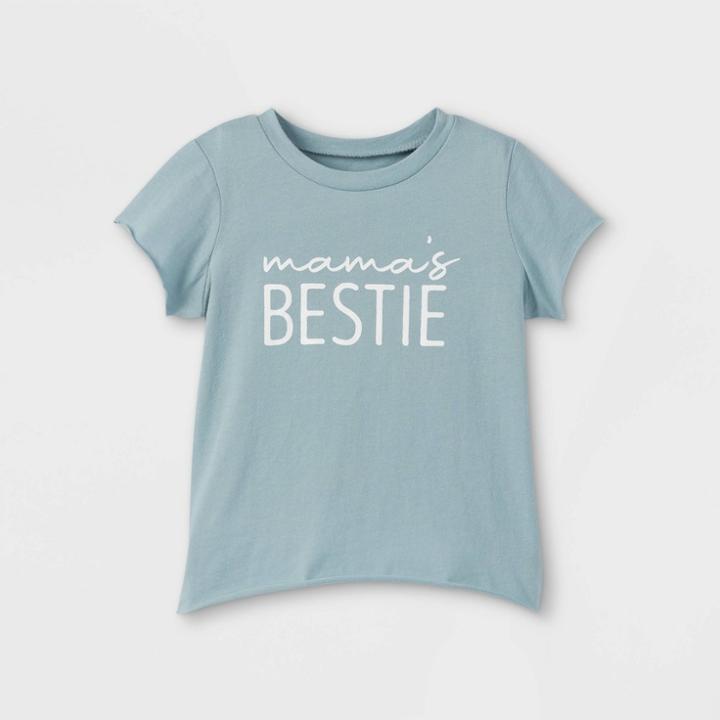 Grayson Mini Toddler Girls' Mommy + Me Short Sleeve T-shirt - Blue