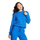 Women's Textured Sweater - Lego Collection X Target Blue Xxs