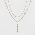 Sugarfix By Baublebar Layered Chainlink Necklace - Gold