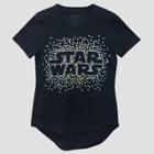 Girls' Star Wars Burnout Short Sleeve T-shirt - Black
