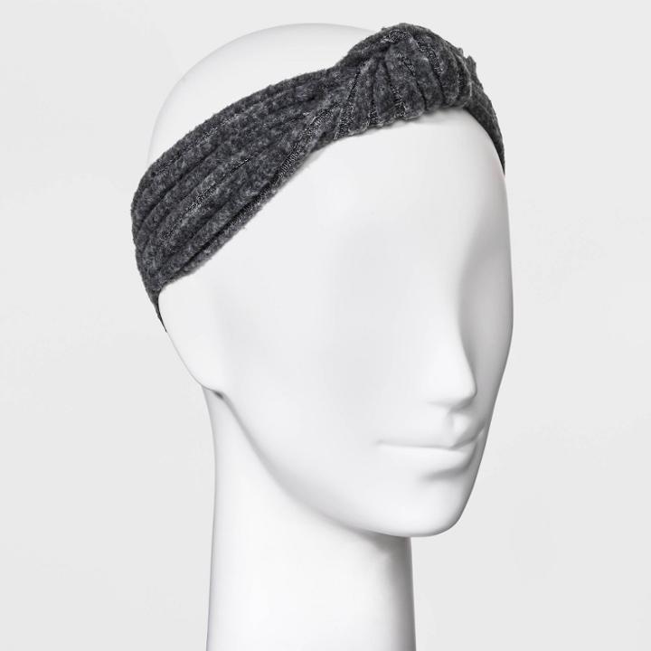 Knotted Knit Headwrap - Universal Thread Black