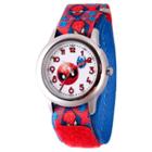 Boys' Marvel Emoji Spider-man Stainless Steel Time Teacher Watch - Red