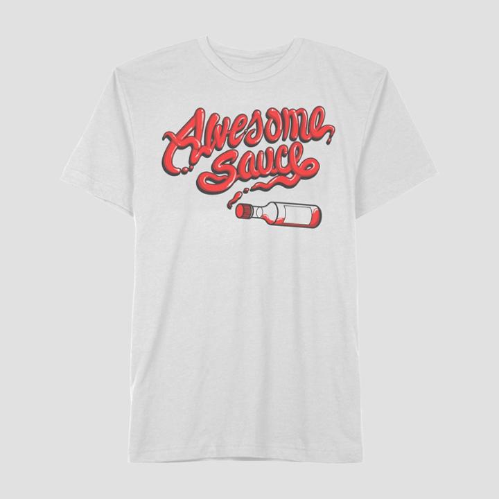 Target Well Worn Men's Awesome Sauce Short Sleeve T-shirt - White Orchid