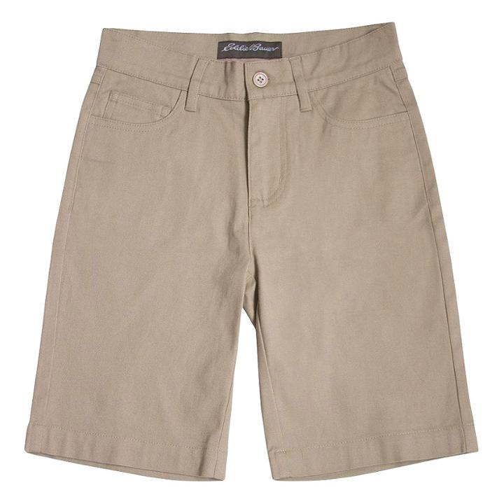 Eddie Bauer Boys' Chino Shorts - Khaki