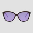 No Brand Women's Polarized Surf Plastic Rubberized Metallic Sunglasses - Black, Women's, Size: Small, Black/grey/blue