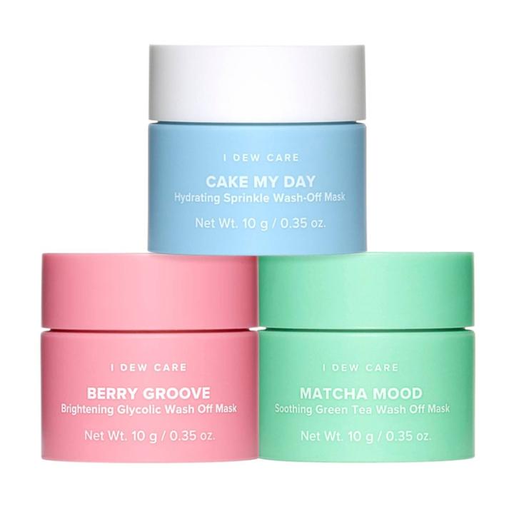 I Dew Care Mini Scoops Face Mask Set - 3ct/0.35oz Each