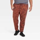 Men's Big French Terry Athletic Pants - All In Motion Brown