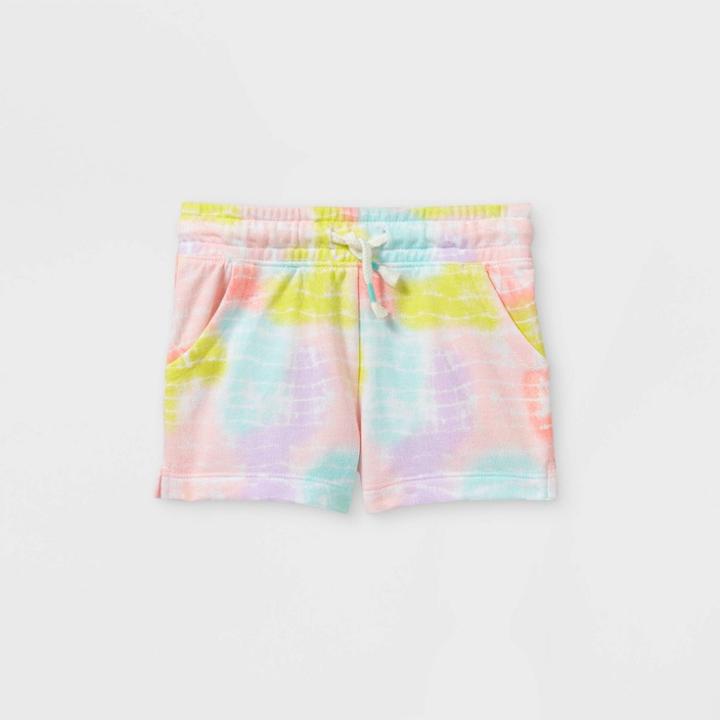 Toddler Girls' Knit Pull-on Shorts - Cat & Jack Blue