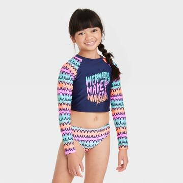 Girls' Mermaids 'make Waves' Swimwear Set - Cat & Jack