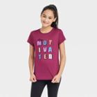All In Motion Girls' Short Sleeve 'stay Motivated' Graphic T-shirt - All In
