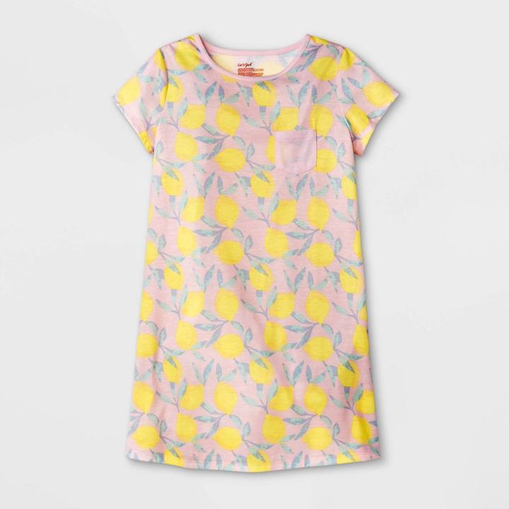 Girls' Lemon Nightgown - Cat & Jack Pink