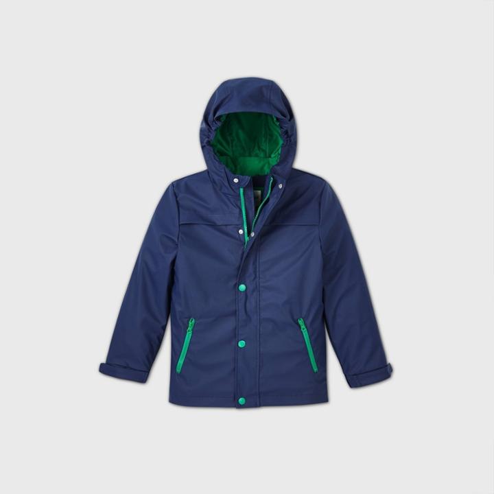 Boys' 3-in-1 Rain Jacket - Cat & Jack Blue