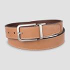 Men's 35mm Double Stitch Reversible Belt - Goodfellow & Co Brown Xl,