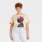 Modern Lux Women's Plus Size Let Equality Bloom Short Sleeve Graphic T-shirt - Ivory
