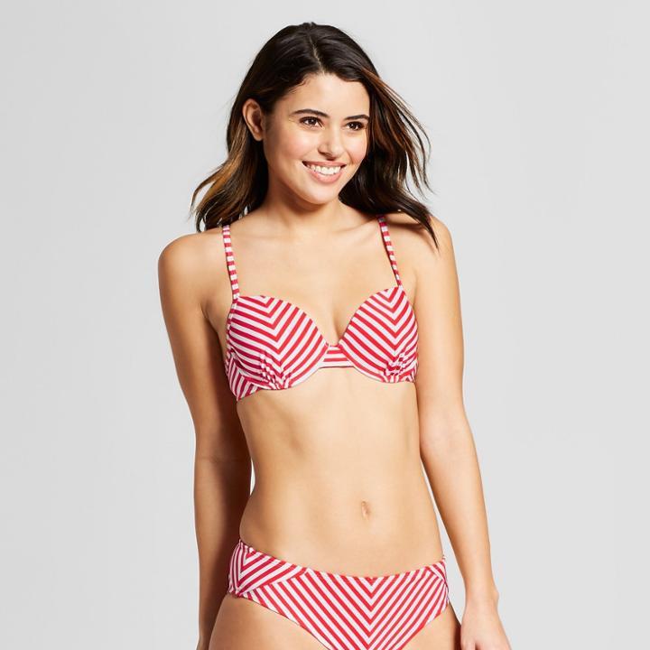 Women's Push-up Underwire Bikini Top - Xhilaration Red