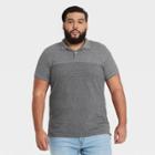 Men's Big & Tall Short Sleeve Collared Polo Shirt - Goodfellow & Co Black