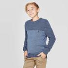 Boys' Long Sleeve Pullover Sweater - Cat & Jack Navy M, Boy's, Size:
