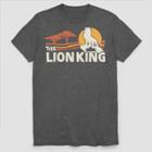 Men's Disney The Lion King Short Sleeve Graphic T-shirt - Charcoal Heather