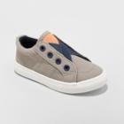 Toddler Boys' Scott Cross Strap Canvas Sneakers - Cat & Jack Gray