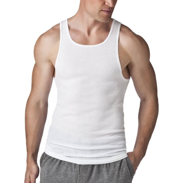 Hanes Men's Big & Tall 5pk Tanks With Fresh Iq - White