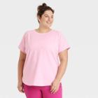 All In Motion Women's Plus Size Essential Crewneck Short Sleeve T-shirt - All In