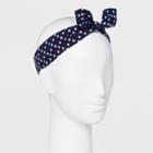 Women's Americana Star Print Headband With Bow - Mossimo Supply Co. Red/navy (blue)