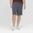 Men's Big & Tall 10.5 Chino Shorts - Goodfellow & Co Charcoal (grey)