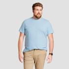 Men's Big & Tall Basic Fit Short Sleeve T-shirt - Goodfellow & Co Alabaster Blue