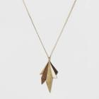Long Metal Necklace - Universal Thread Gold,