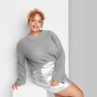 Women's Plus Size Crewneck Boxy Pullover Sweater - Wild Fable