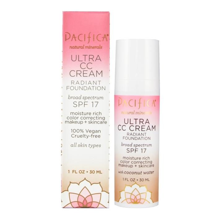 Pacifica Ultra Cc Cream Radiant Foundation Spf 17 Natural/medium