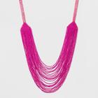 Seedbead Long Necklace - A New Day Pink