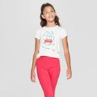 Girls' Short Sleeve Christmas Seal Graphic T-shirt - Cat & Jack Almond Cream