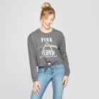 Freeze Women's Pink Floyd Long Sleeve Front Tie T-shirt - Gray