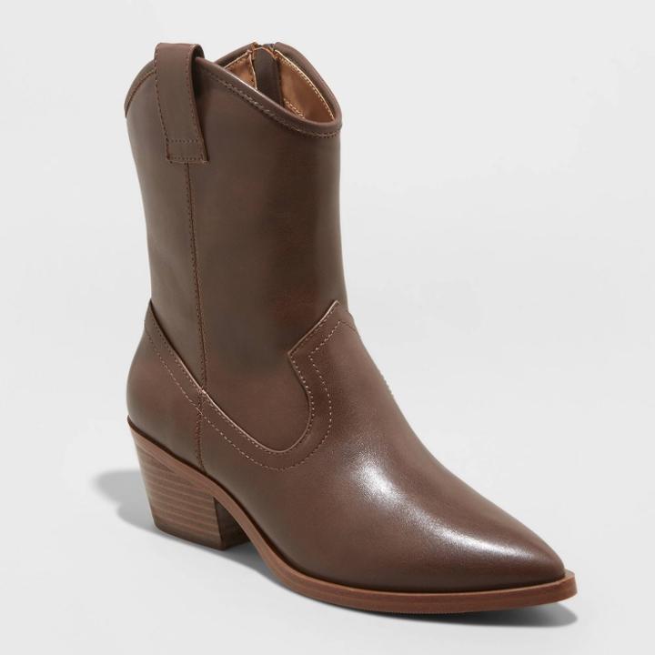 Women's Denise Western Boots - Universal Thread Brown